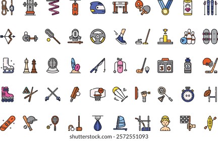 Sport icons High-Quality Vector Icons Collection with Editable Stroke. Ideal for Professional and Creative Projects.