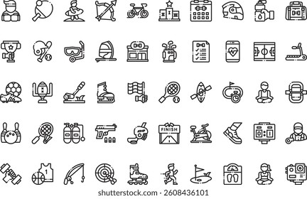 Sport icons High-Quality Vector Icons Collection with Editable Stroke. Ideal for Professional and Creative Projects