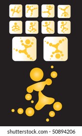  sport icons, pictograms