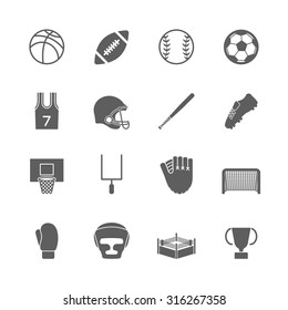 sport icons set 