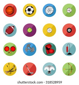 Sport icons set