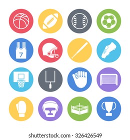 sport icons set