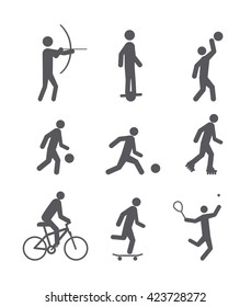Sport icons set