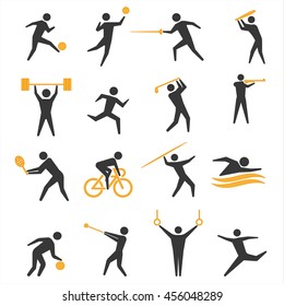 Sport icons set