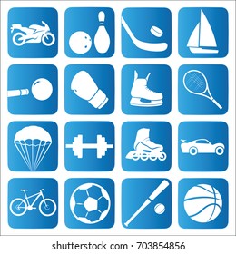 Sport icons set