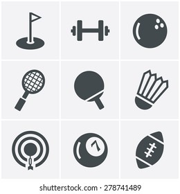 Sport icons Set, Vector Design