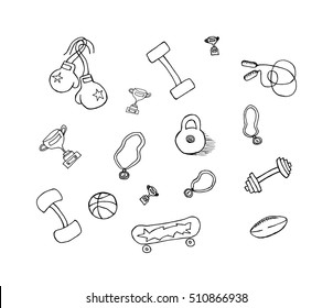 Sport icons. Sport icons set  vector illustration