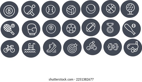 Sport icons vector design cardio