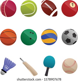 Sport icons in vector format