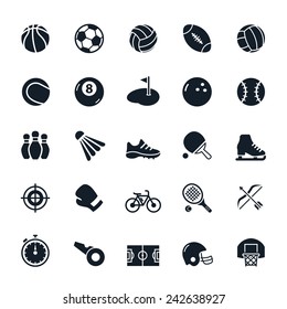 Sport icons Vector illustration