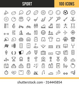 Sport icons. Vector illustration. - Shutterstock ID 314445854