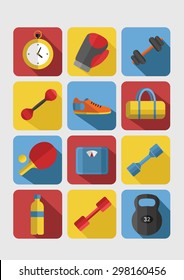 Sport icons vector set