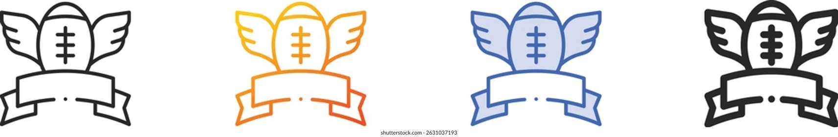 sport icon.Thin Linear, Gradient, Blue Stroke and bold Style Design Isolated On White Background