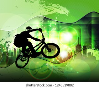 Kid Rides Bicycle Waving Good Bye Stock Illustration 1739438654 ...