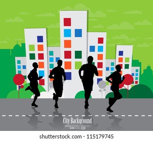 Sport illustration. Vector