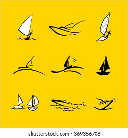 Sport illustration - vector / sports poster background