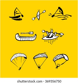 Sport illustration - vector / sports poster background