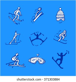 Sport illustration - vector / sports poster background
