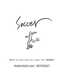 Sport illustration - vector / sports poster background