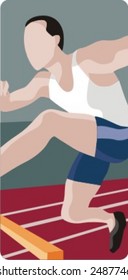 Sport illustrations series. Check my portfolio for much more of this series as well as thousands of similar and other great vector items.