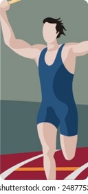 Sport illustrations series. Check my portfolio for much more of this series as well as thousands of similar and other great vector items.