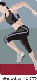 Sport illustrations series. Check my portfolio for much more of this series as well as thousands of similar and other great vector items.