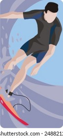 Sport illustrations series. Check my portfolio for much more of this series as well as thousands of similar and other great vector items.