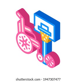 sport inclusive life isometric icon vector. sport inclusive life sign. isolated symbol illustration