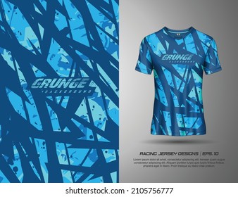 Sport jersey abstract grunge background for, motocross, cycling, fishing, diving, leggings, soccer, gaming