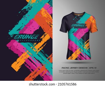 Sport jersey abstract grunge background for, motocross, cycling, fishing, diving, leggings, soccer, gaming