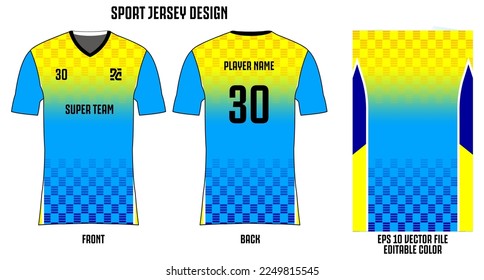 sport jersey apparel sport wear sublimation pattern design