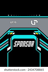 vector de diseño de fondo de camiseta deportiva