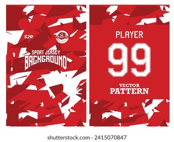 SPORT JERSEY BACKGROUND VECTOR PATTERN