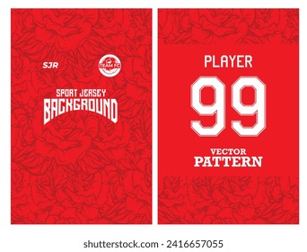 SPORT JERSEY BACKGROUND VECTOR PATTERN