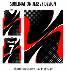 Sport jersey design. Fabric. Textile. 