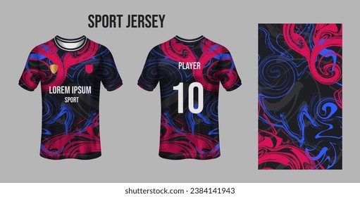 Sport jersey design fabric textile for sublimation