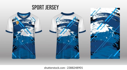 sport jersey design fabric textile template