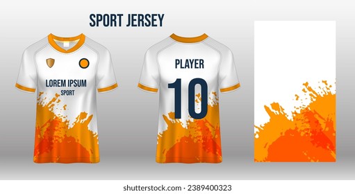 sport jersey design fabric textile template