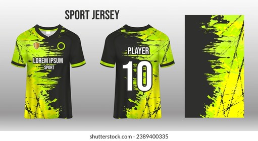 sport jersey design fabric textile template