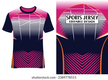 Sport Jersey Design Fabric Textile for Sublimation Tshirt sublimation design vector file, Crafted Couture: Top-Rated T-Shirt Sublimation EPS Designs
