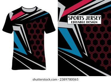 Sport Jersey Design Fabric Textile for Sublimation Tshirt sublimation design vector file, Crafted Couture: Top-Rated T-Shirt Sublimation EPS Designs