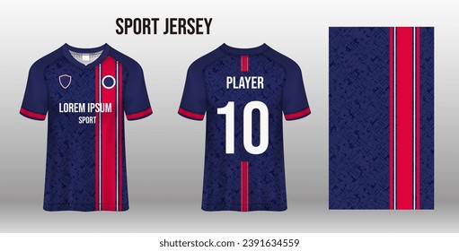 sport jersey design fabric textile template