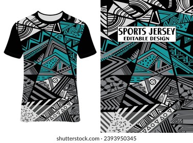 Sport Jersey Design Fabric Textile for Sublimation T-Shirt Sublimation Design Vektordatei, Top-Rated T-Shirt Sublimation EPS Designs, Bearbeitbare Jersey Vektorgrafiken in EPS