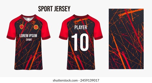 Sport jersey design fabric textile for sublimation