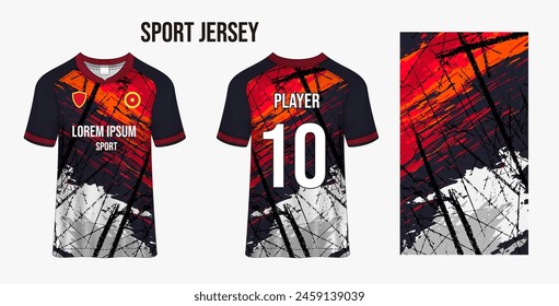 Sport jersey design fabric textile for sublimation