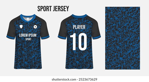 Tecido de tecido de design de camisa de esporte para sublimação