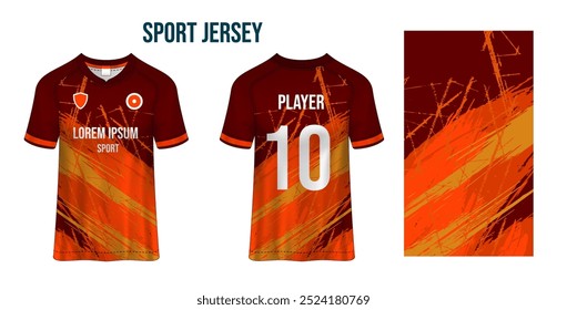 Sport jersey design fabric textile for sublimation.