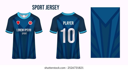 Tecido de tecido de design de camisa de esporte para sublimação