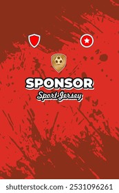 Sport jersey design fabric textile for sublimation.