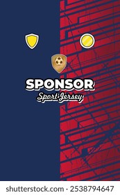 Sport jersey design fabric textile for sublimation
